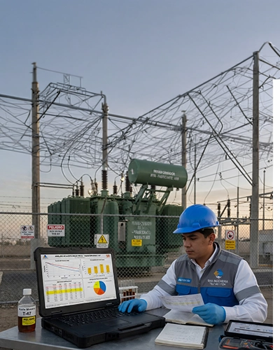 Técnico certificado revisando tubería de gas