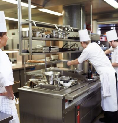 Chef,,Staff,And,Cooking,Professional,In,Kitchen,For,Evaluation,Of